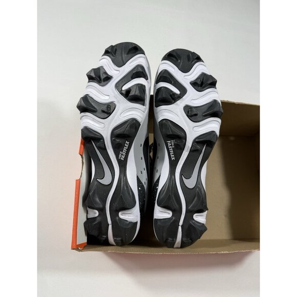 New Men’s Size 14 Grey Nike Alpha Huarache 4 KYSTN Baseball Cleats DJ6524 002 - Picture 9 of 10